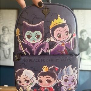 New with tags loungefly Disney Villains Backpack